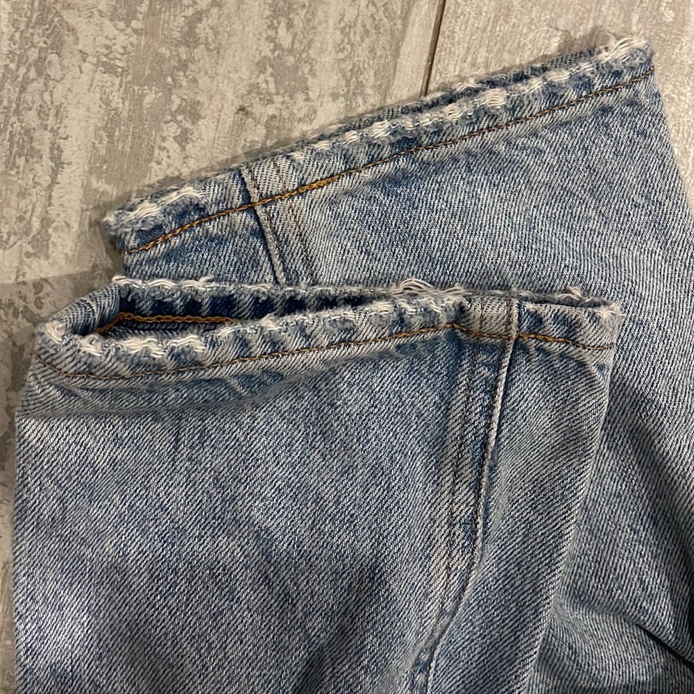Denim Forum The Nina Stovepipe in Tequila Lightly Distressed Long Jeans 23 - Picture 16 of 16